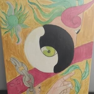 Abstract Colorful Canvas Art